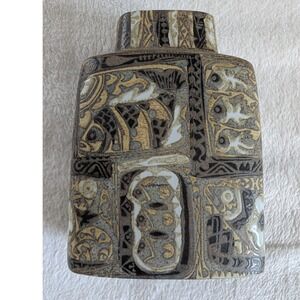 Royal Copenhagen Fajance Vase Nils Thorsson Mid Century Modern Danish‎ Pottery